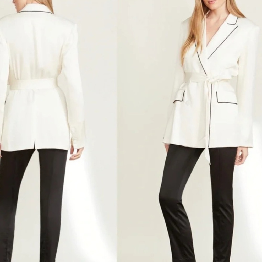VERONICA BEARD EIZA TIE WAIST JACKET- size 2